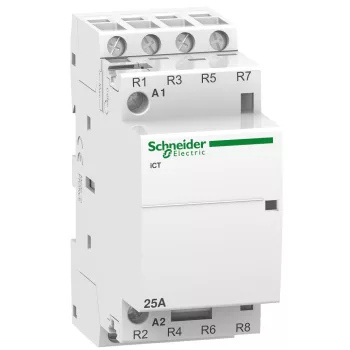   SCHNEIDER A9C20837 - ACTI9 iCT25A kontaktor, 50Hz, 4NC, 230-240VAC