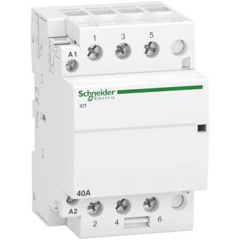   SCHNEIDER A9C20843 - ACTI9 iCT40A kontaktor, 50Hz, 3NO, 220-240VAC