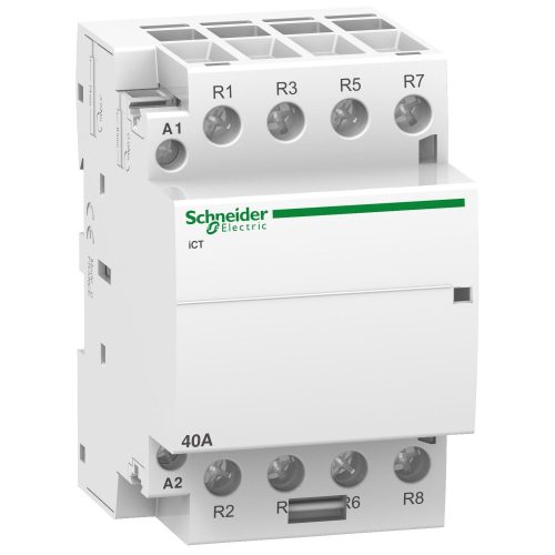 SCHNEIDER A9C20847 - ACTI9 iCT40A kontaktor, 50Hz, 4NC, 220-240VAC