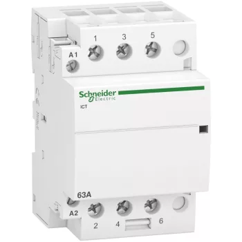   SCHNEIDER A9C20863 - ACTI9 iCT63A kontaktor, 50Hz, 3NO, 220-240VAC