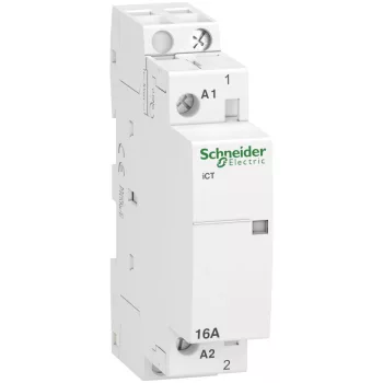   SCHNEIDER A9C22011 - ACTI9 iCT16A kontaktor, 50Hz, 1NO, 12VAC