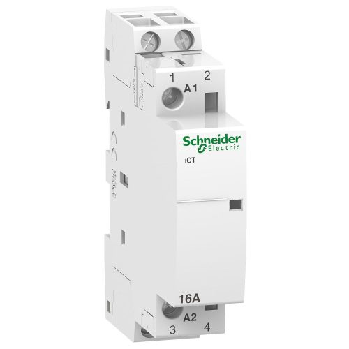 SCHNEIDER A9C22012 - ACTI9 iCT16A kontaktor, 50Hz, 2NO, 12VAC