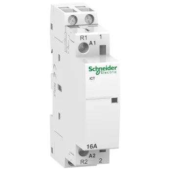   SCHNEIDER A9C22015 - ACTI9 iCT16A kontaktor, 50Hz, 1NO 1NC, 12VAC