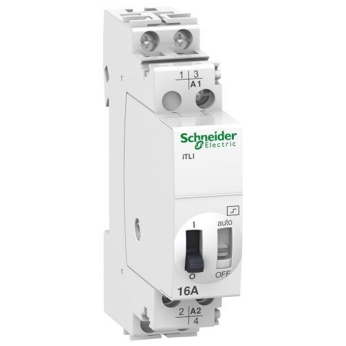 SCHNEIDER A9C30015 - ACTI9 ITL16A impulzusrelé, 1NO 1NC, 12VAC, 6VDC