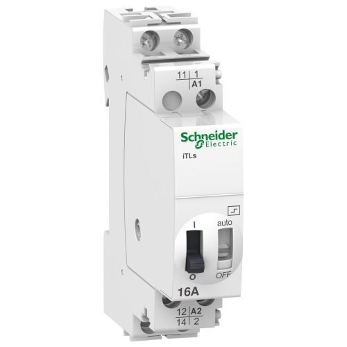 SCHNEIDER A9C32811 - ACTI9 iTLs impulzusrelé, távjelzési funkcióval, 1P, 16A, 240VAC, 110VDC