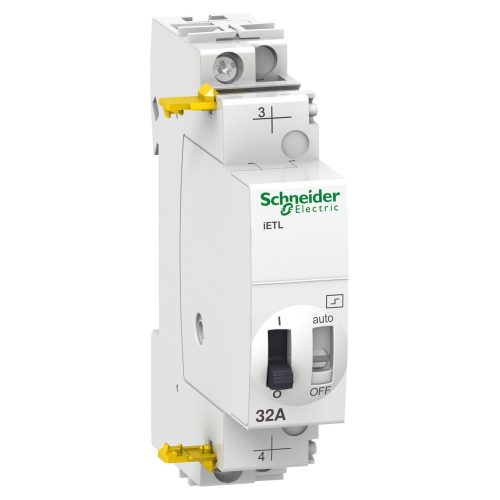 SCHNEIDER A9C32836 - ACTI9 iETL kiterjesztés, iTL és iTLI impulzusrelékhez, 1P, 32A, 240VAC, 110VDC