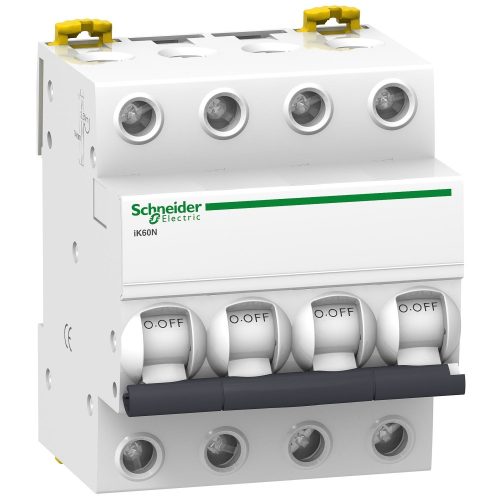 SCHNEIDER A9K24406 - ACTI9 iK60N kismegszakító, 4P, C, 6A