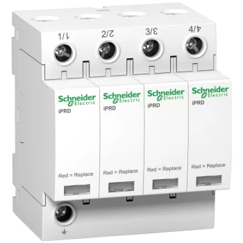   SCHNEIDER A9L08400 - ACTI9 iPRD túlfeszültség-korlátozó, cs.bet. 8kA, 4P, 350V