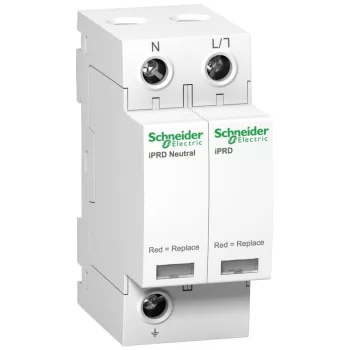   SCHNEIDER A9L08501 - ACTI9 iPRD túlfeszültség-korlátozó, cs.bet. távjelzéssel, 8kA, 1P-N, 350V