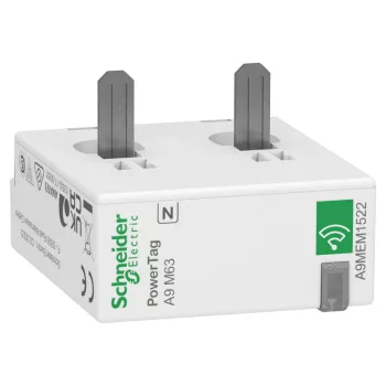   SCHNEIDER A9MEM1522 - ACTI9 PowerTag vezeték nélküli fogyasztásmérő, 1P+N, elmenő