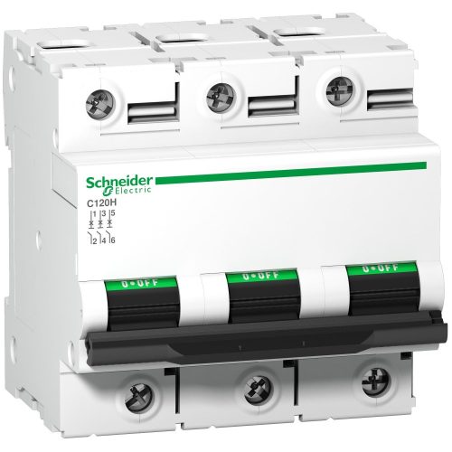 SCHNEIDER A9N18423 - ACTI9 C120H kismegszakító, 3P, B, 63A