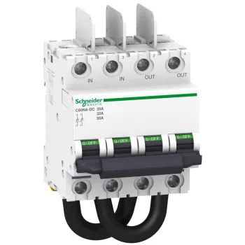   SCHNEIDER A9N61690 - ACTI9 C60NA-DC terheléskapcsoló, 2P, 25A, 800VDC 