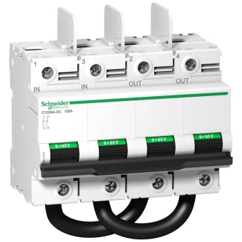   SCHNEIDER A9N61701 - ACTI9 C120NA-DC terheléskapcsoló, 2P, 100A, 1000VDC