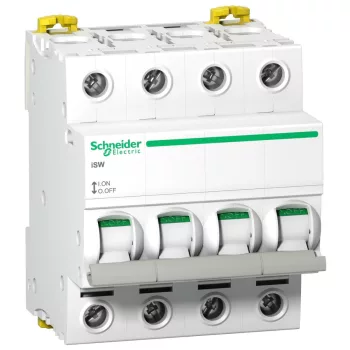   SCHNEIDER A9S65492 - ACTI9 iSW terheléskapcsoló, 4P, 125A, 415AC