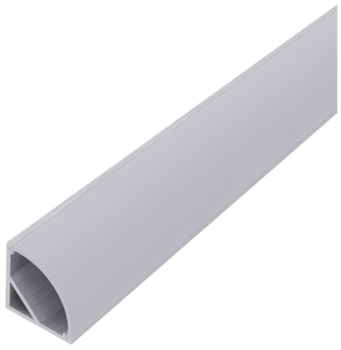 Avide Alu Profil "V" 15.8x15.8mm Sarok Félig átlátszó (füstös) búrával 1m
