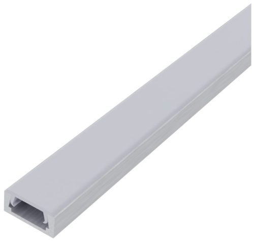 Avide Alu Profil "U" 15.9x7.8mm Falon Kivüli Félig átlátszó (füstös) búrával 1m
