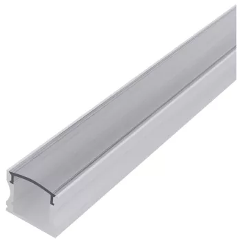   Avide Alu Profil "U" 17.2x14.4mm Falon Kívüli áttetsző búrával 1m