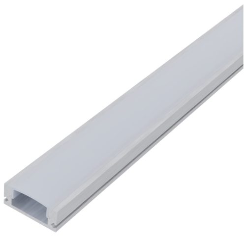 Avide Alu Profil "U" 17.4x7mm Falon Kívüli Opál búrával 1m