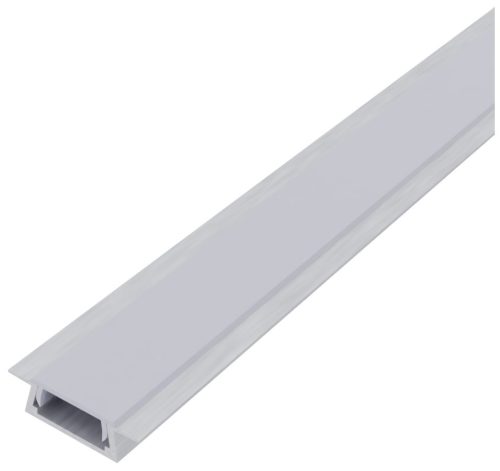 Avide Alu Profil "U" 15.2x7.8mm Süllyeszthető Félig átlátszó (füstös) búrával 1m