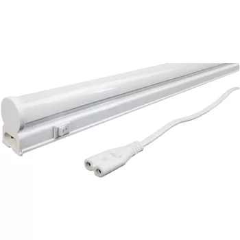   Avide LED T5 Integrált Fénycső 9W 600mm WW 3000K Hálózati kábellel