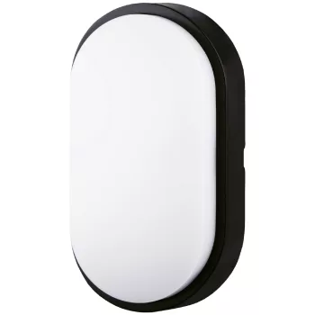   Avide Cseppálló Mennyezeti Lámpa Titania-O Ovális IP54 14W NW 4000K Fekete 100lm/W