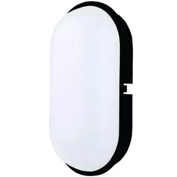   Avide Cseppálló Mennyezeti Lámpa Triton-O Ovális IP65 20W NW 4000K Fekete 100lm/W