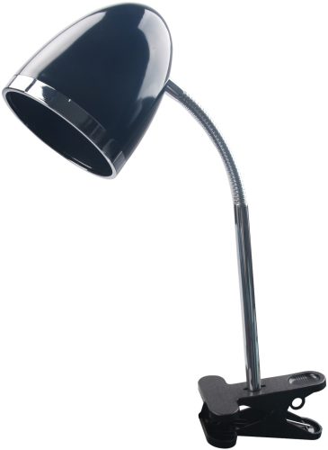 Avide Basic Asztali Lámpa Csíptethető Fekete E27 max.15W