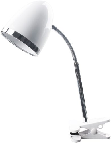 Avide Basic Asztali Lámpa Csíptethető Fehér E27 max.15W