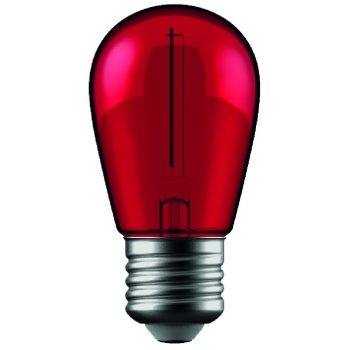 Avide Dekor LED Filament fényforrás 1W E27 Piros