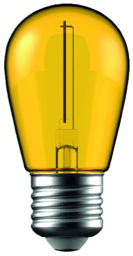Avide Dekor LED Filament fényforrás 1W E27 Sárga