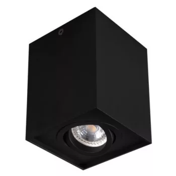 Avide GU10 Lámpatest Négyzetes Fekete Dönthető