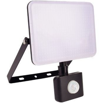   Avide LED Reflektor Slim SMD Keret nélküli 30W NW 4000K Mozgásérzékelős PIR