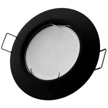 Avide GU10 Keret Domború Fekete