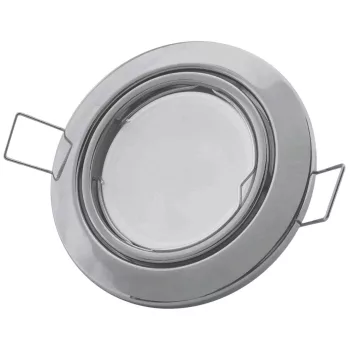 Avide GU10 Keret Domború Forgatható Króm