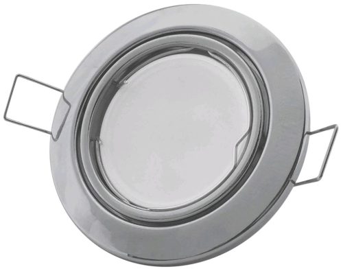 Avide GU10 Keret Domború Forgatható Króm