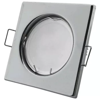 Avide GU10 Keret Négyzetes Króm