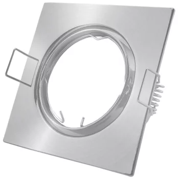 Avide GU10 Keret Négyzetes Forgatható Szatén Nikkel