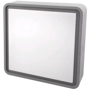   Avide Cseppálló Mennyezeti Lámpa Merkur-S Négyzetes IP54 12W NW 4000K Szürke