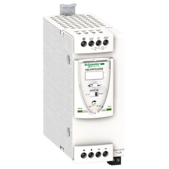   SCHNEIDER ABL8RPS24050 - Modicon ABL8 tápegység, 1f-2f, 230-400VAC/24VDC, 5A, DIN sínre szerelhető
