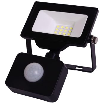   Avide LED Reflektor Slim SMD 10W CW 6400K Mozgásérzékelős PIR