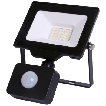   Avide LED Reflektor Slim SMD 20W CW 6400K Mozgásérzékelős PIR
