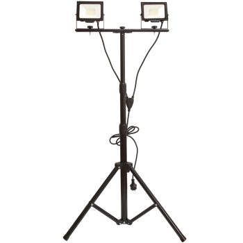 Avide LED Reflektor Slim SMD 2x30W NW 4000K 2 fej Tripoddal