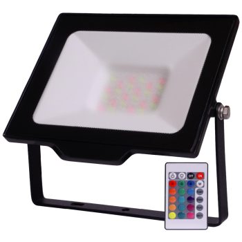 Avide LED Reflektor Slim SMD 30W RGB IR távirányítóval