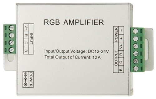 Avide LED Szalag 12-24V 144W RGB Jelerősítő