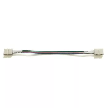   Avide LED Szalag 12V RGB 4PIN-4PIN Csatos Csatlakozó Kábel (10 darabos csomag)