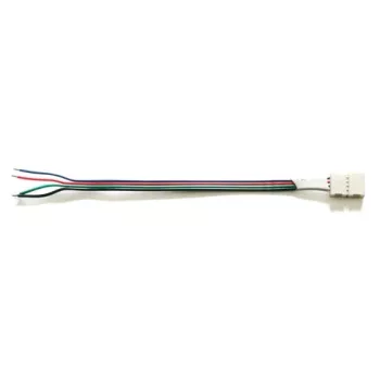 Avide LED Szalag 12V RGB 4PIN Kábel Csatos rögzítéssel