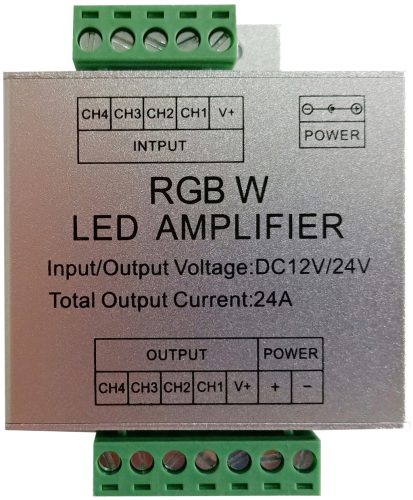 Avide LED Szalag 12-24V 288W RGB+W Jelerősítő