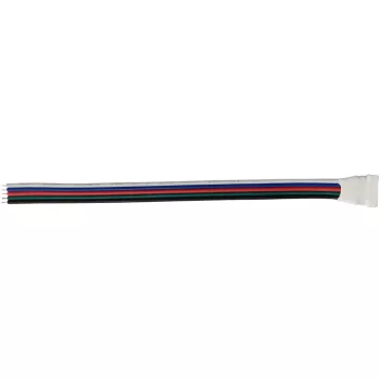 Avide LED Szalag 12VRGB+W 5PIN Sima Kábel Anya Csatlakozó