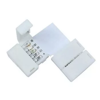   Avide LED Szalag 12V RGB+W L Elosztó csattal (10 darabos csomag)