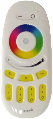Avide LED Szalag 12-24V RGB+W 4 Zónás RF Touch Távirányító a 288W-os vezérlőhöz